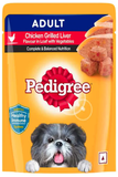 Pedigree Chicken Grilled Liver Flavour In Loaf With Vegetables Adult Pouch