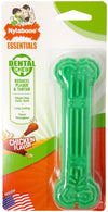 Nylabone Dental Plus Power Chew Help Reduce Plaque Tartar Bone - Chicken Flavor