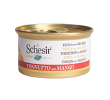 Schesir Tuna White Meat Rice With Mango In Solution Cat Tin