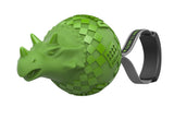 Gigwi Dinoball Triceratops 'Push To Mute' Toy - Green