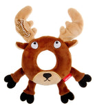 Gigwi Deer Plush Friendz With Foam Rubber Ring and Squeaker