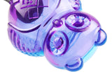 Gigwi Push To Mute Owl Transparent Dog Toy Purple/Blue