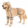 Fofos Four Leg Pet Raincoat - Black