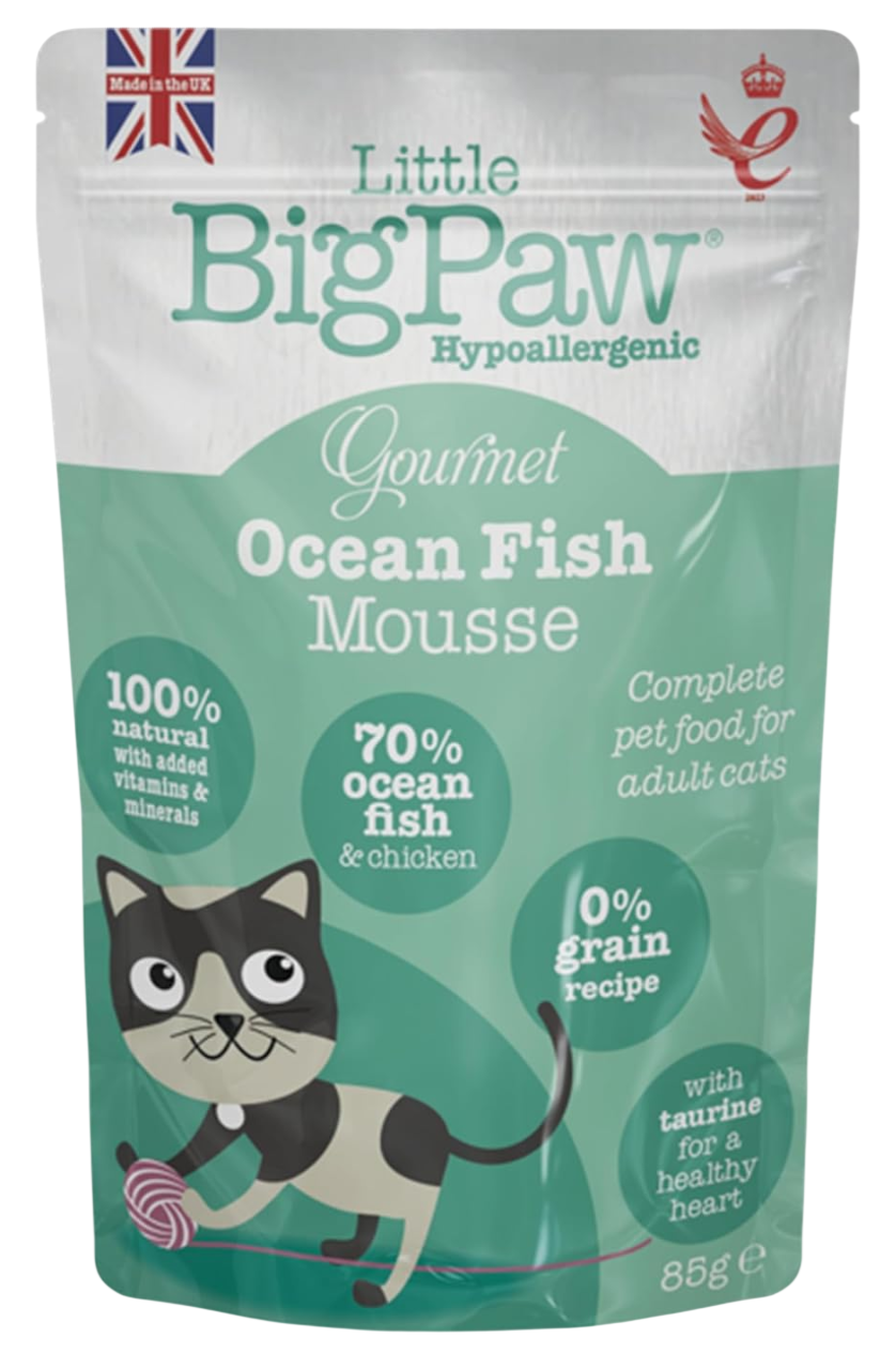 Little Big Paw Gourmet Ocean Fish Mousse Cat Pouch