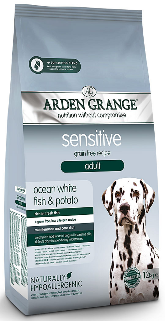 Arden Grange Adult Sensitive - Ocean Fish and Potato Grain-Free Food