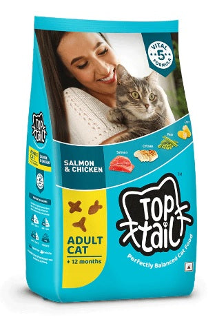 Top Tail Salmon Chicken Adult Cat Dry Food