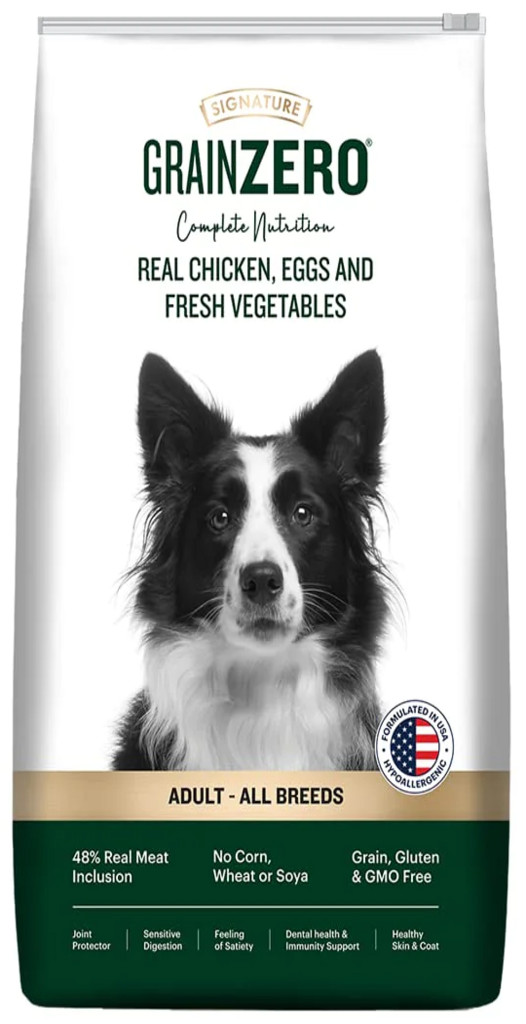 Signature Grainzero All Breed Adult Dog Dry Food - Chicken,Egg & Vegetables Flavour