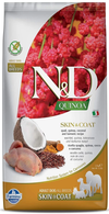 Farmina N&D Quinoa Skin And Coat Quail Quinoa Coconut And Turmeric Grain Free All Breed Adult Dog Dry Food