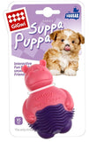 Gigwi Suppa Puppa Squeak Hippo Dog Toy - Pink/Purple