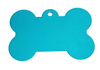 Kennel Aluminium Bone Shape Name Tag - Large