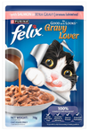 Felix Gravy Lover Salmon Chunks Adult Complete And Balanced Cat Wet Food
