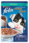Felix Gravy Lover Tuna Chunks Adult Complete And Balanced Cat Wet Food