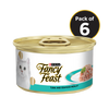 Fancy Feast Tuna & Seafood Medley Tin Pack Of 5 + 1 Free Tin - 510 G