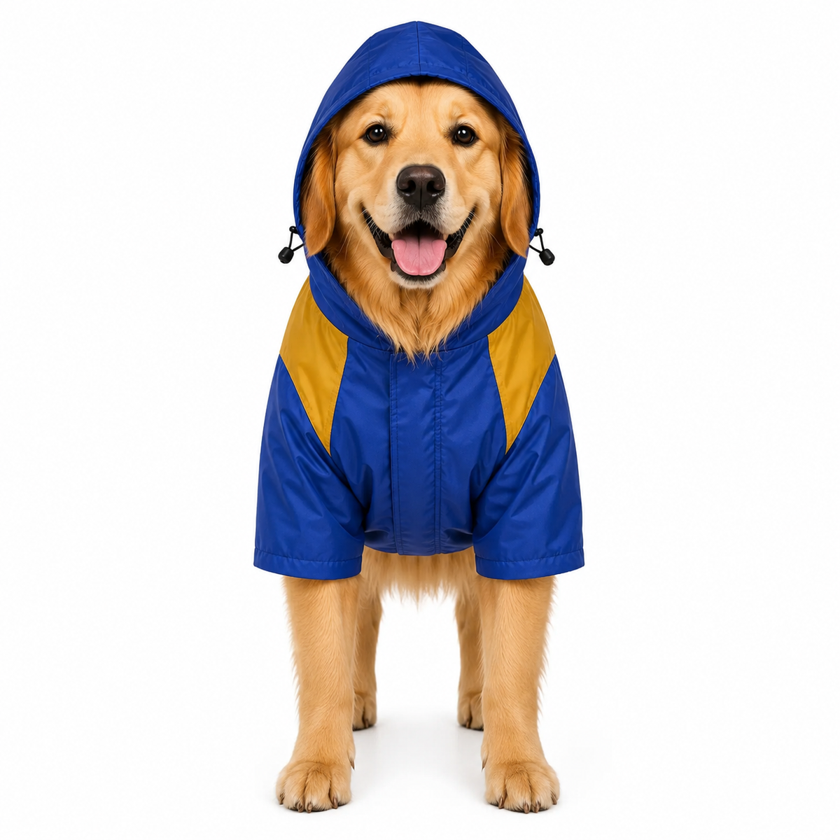 Kennel Yellow/Blue Double Color Raincoat