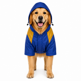 Kennel Yellow/Blue Double Color Raincoat