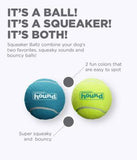 Outward Hound Squeaker Ballz Dog Toy - (Large) - (Pack Of 2)