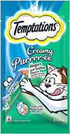 Temptations Creamy Purrrr. ee Maguro & Scallop Flavors (4 Packs X 12 G)
