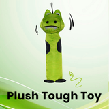 Basil Crunchy Crocodile Soft Stuffed Dog Toy