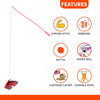 Basil Wagtastik Butterfly Toy With Cat Stick