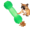 Basil Dumbbell Toy with Hollow Centre Toy For Dog - Green