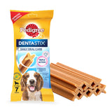 Pedigree Dentastix Daily Oral Care Medium (4 X 7 PC OF 180 G) - 28 PCS - Ecom Pack