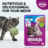 Whiskas With Tuna In Jelly Adult Cat Pouch 85 G (Pack Of 48) - Ecom Pack