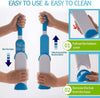 Smarty Pet Plastic Fur Remover Lint Brush With Self Cleaning Base