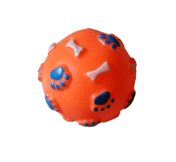 Super Dog Fun Vinyl Paw Ball Toy