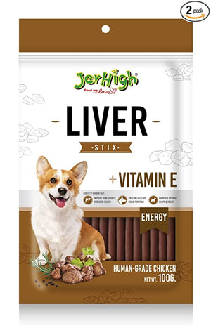 JerHigh : Liver Stix Dog Treat with Vitamin E