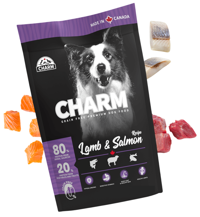 Charm Lamb & Salmon Recipe Grain Free Premium Dry Dog Food