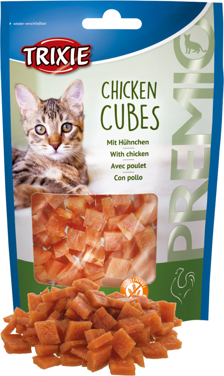 Trixie Premio Chicken Cubes Cat Treat