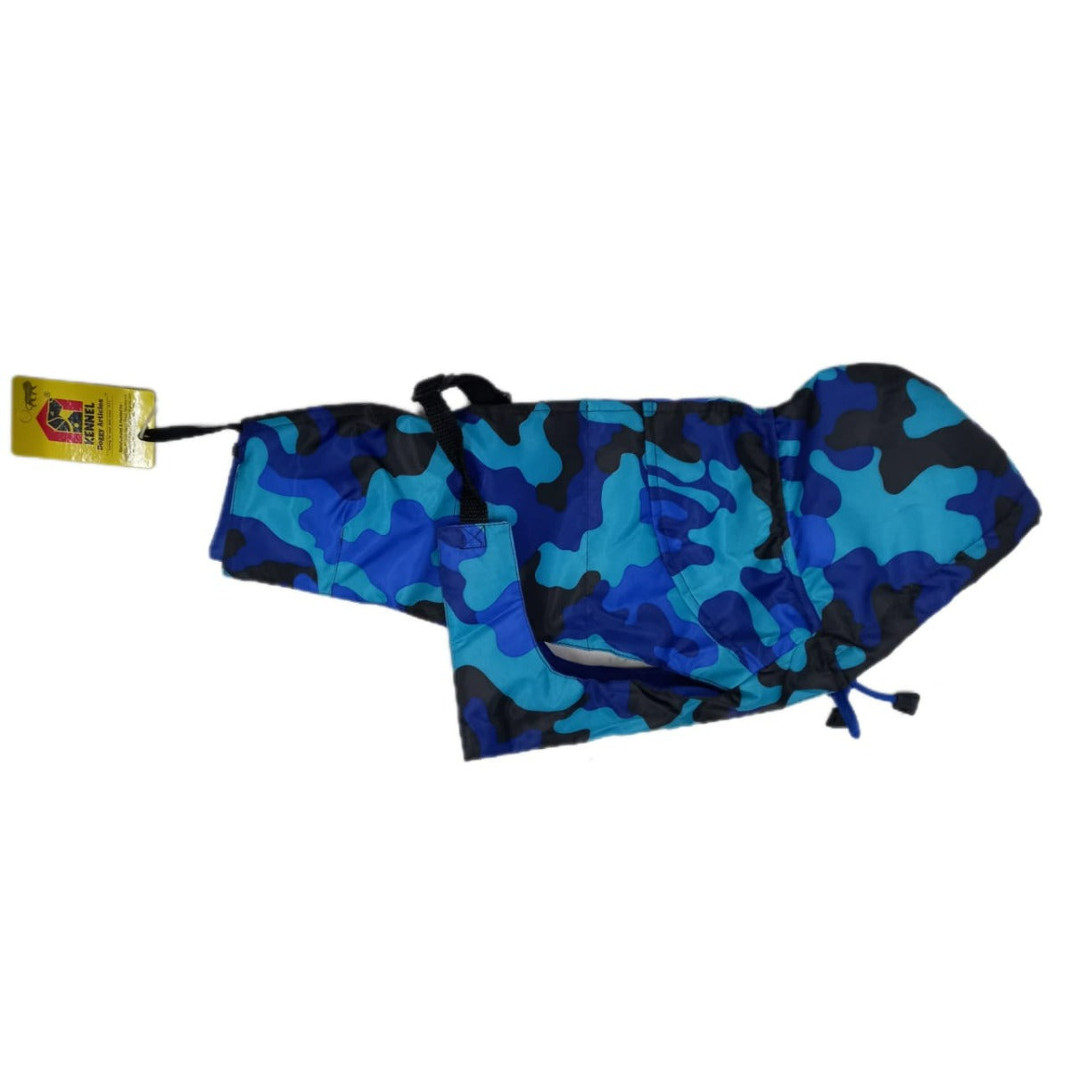 Kennel Printed Color Raincoat - Blue