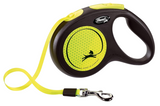 Flexi Retractable Leash New Neon Tape - 5 M