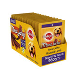 Pedigree Meat Jerky Flat Strip Roasted Lamb Flavor