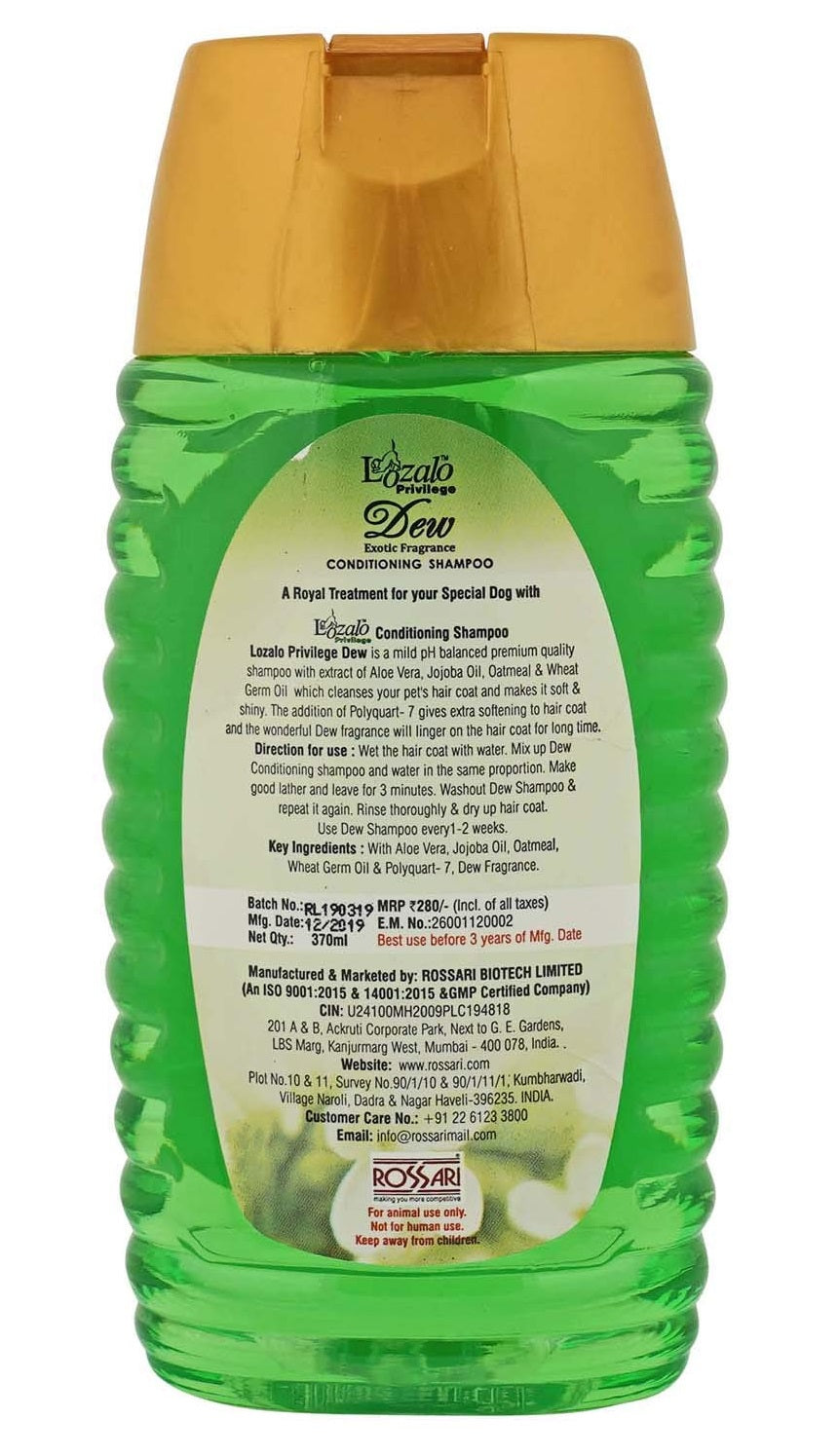 Lozalo Dew Conditioning shampoo