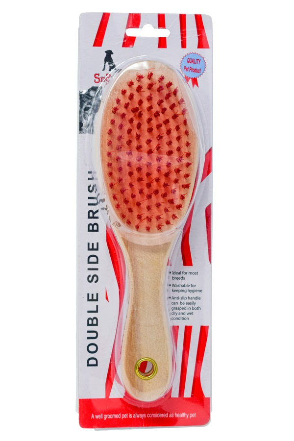 Smarty Pet Double Side Pin & Bristle Brush Large