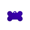 Kennel Aluminium Bone Shape Name Tag - Medium
