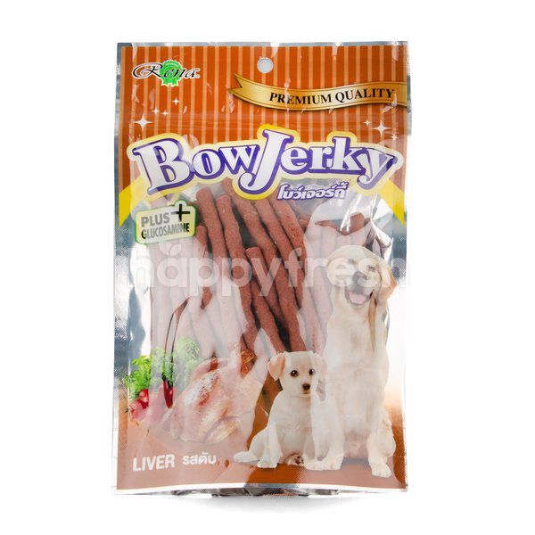 Rena Bow Jerky Dog Treats - Liver Flavour