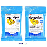 Petkin Instant Pet Bath Doggy Wipes