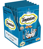 Temptations : Savoury Salmon Flavour Cat Treats