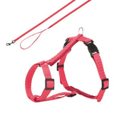 Trixie Premium Cat Harness with Leash - Coral