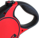 Kong Retractable Terrain Tape Dog Leash Red - 5 M