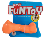 Super Fun Toy Flavored Rubber Bone Dog Toy