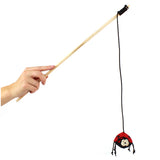 BecoPets Catnip Wand Toy Lottie - Lady Bird