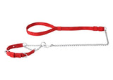 Kennel Premium Nylon Chain Lead Thick (L = 48") & Choke Collar (W = 1 1/4") (T = 4mm)