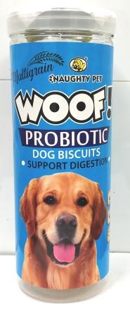 Naughty Pet Woof Probiotic Vegetarian Multigrain Biscuit