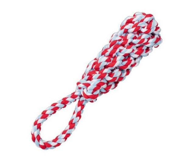 Trixie Playing Rope With 1 Hand Loops Dog Toy