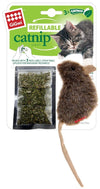Gigwi Mouse Refillable Catnip With 3 Catnip Teabags