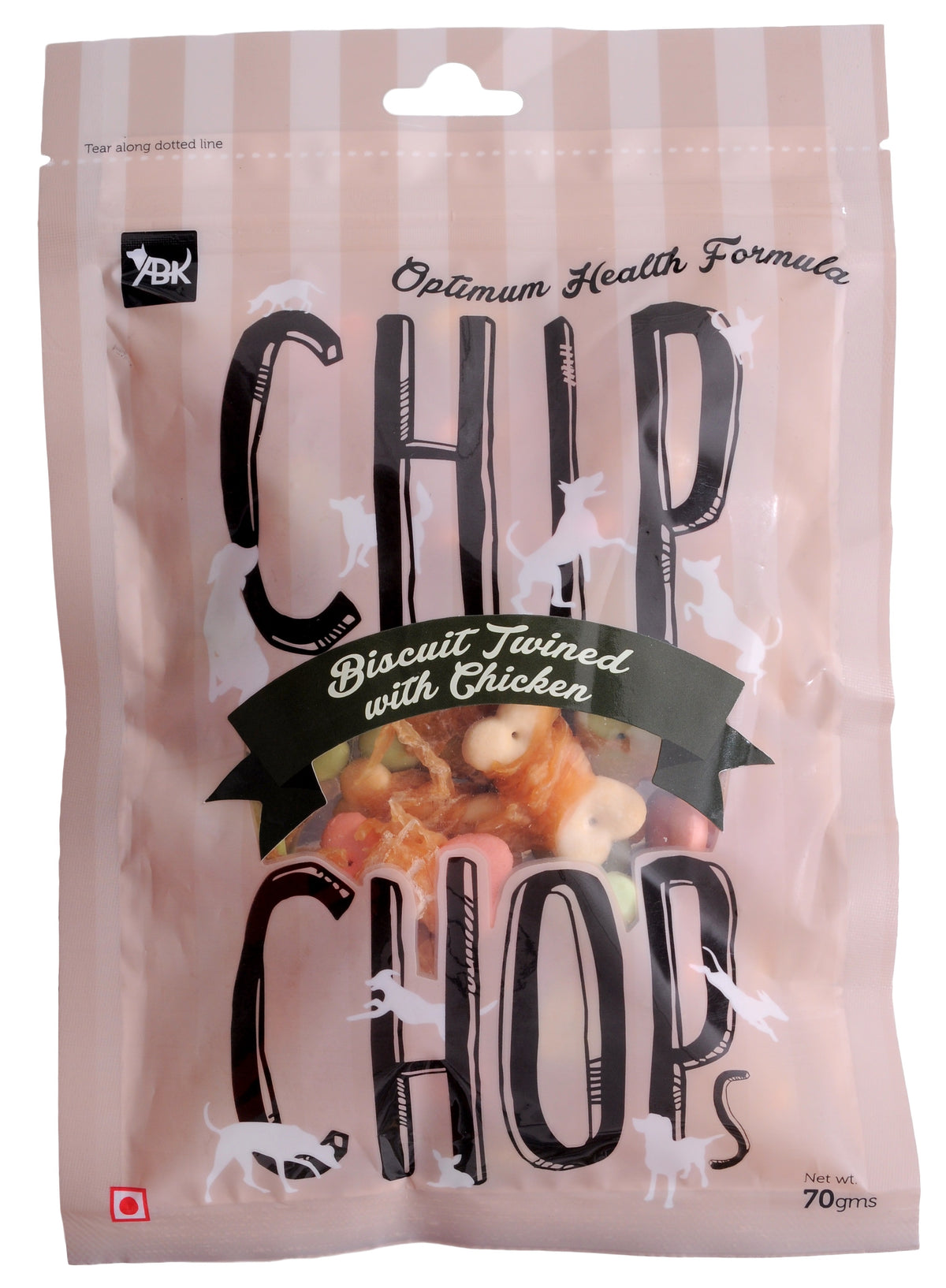 Chip Chops : Biscuit Twined with Chicken Dog Treats