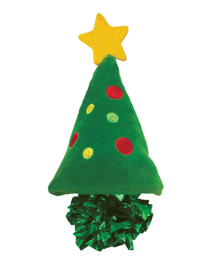 Kong Holiday Crackles Chrismaas Tree Cat Toy